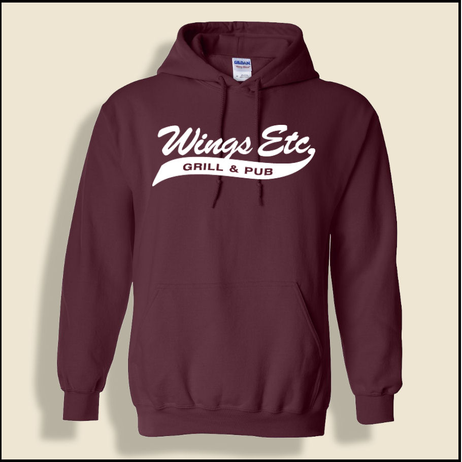 Maroon Wings Etc. Pullover Hoodie
